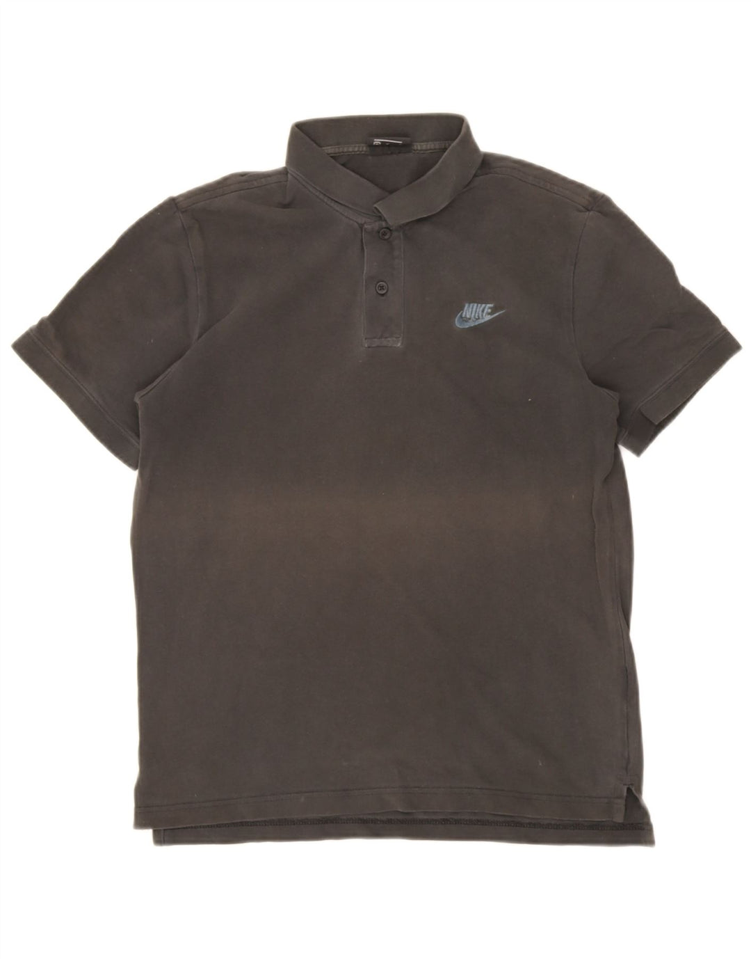 Tricou polo Nike pentru bărbați, bumbac gri mediu