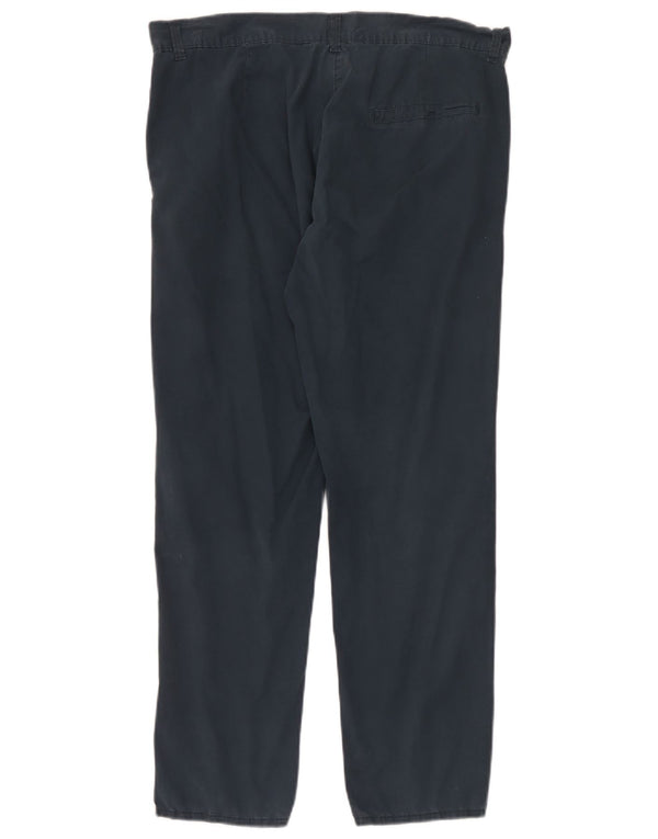 Pantaloni chino conici pentru femei Marks & Spencer UK 14 Large W34 L28 Bleumarin
