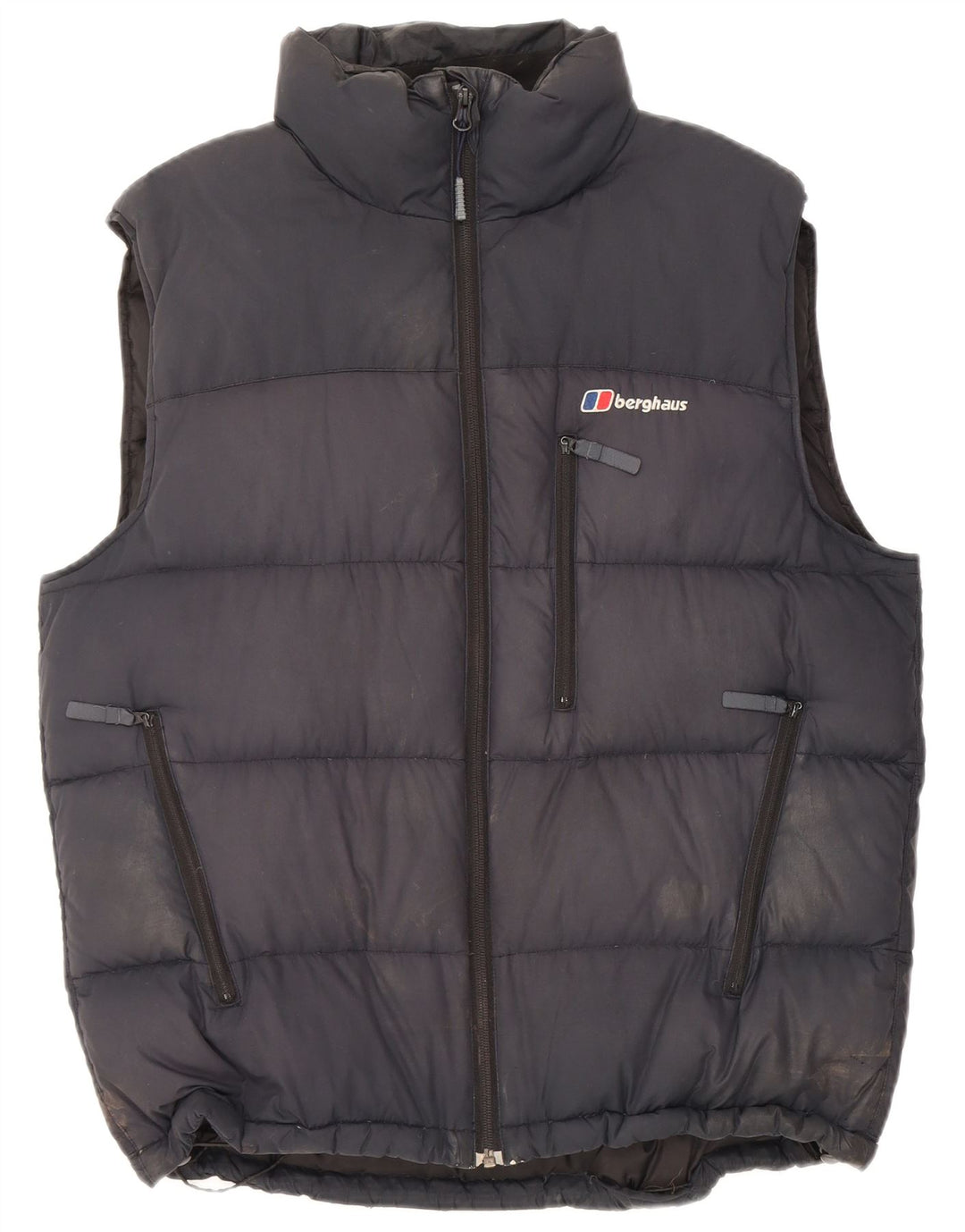 Gilet căptușit pentru bărbați Berghaus UK 38 Poliester mediu negru