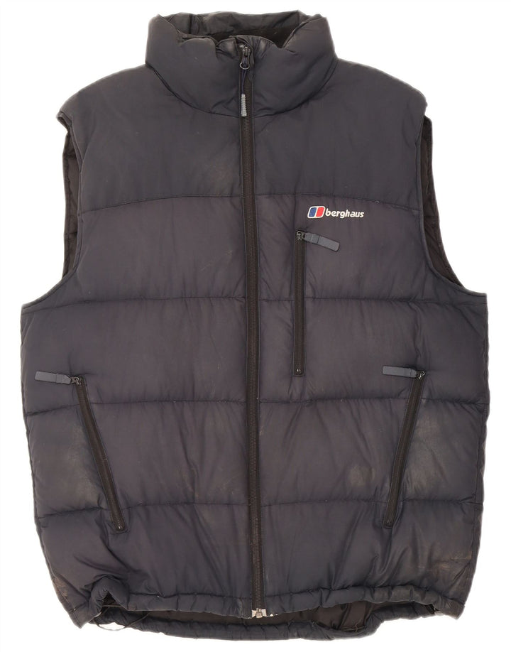 Gilet căptușit pentru bărbați Berghaus UK 38 Poliester mediu negru