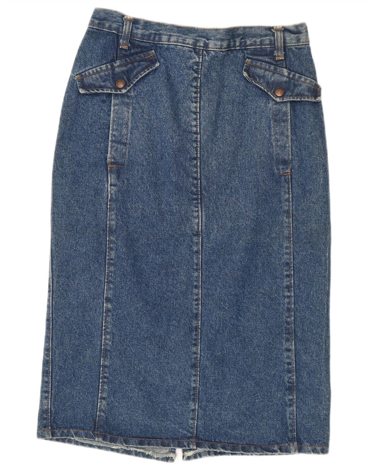 Fusta de blugi pentru femei ROY ROGERS W32, mare, albastru, bumbac