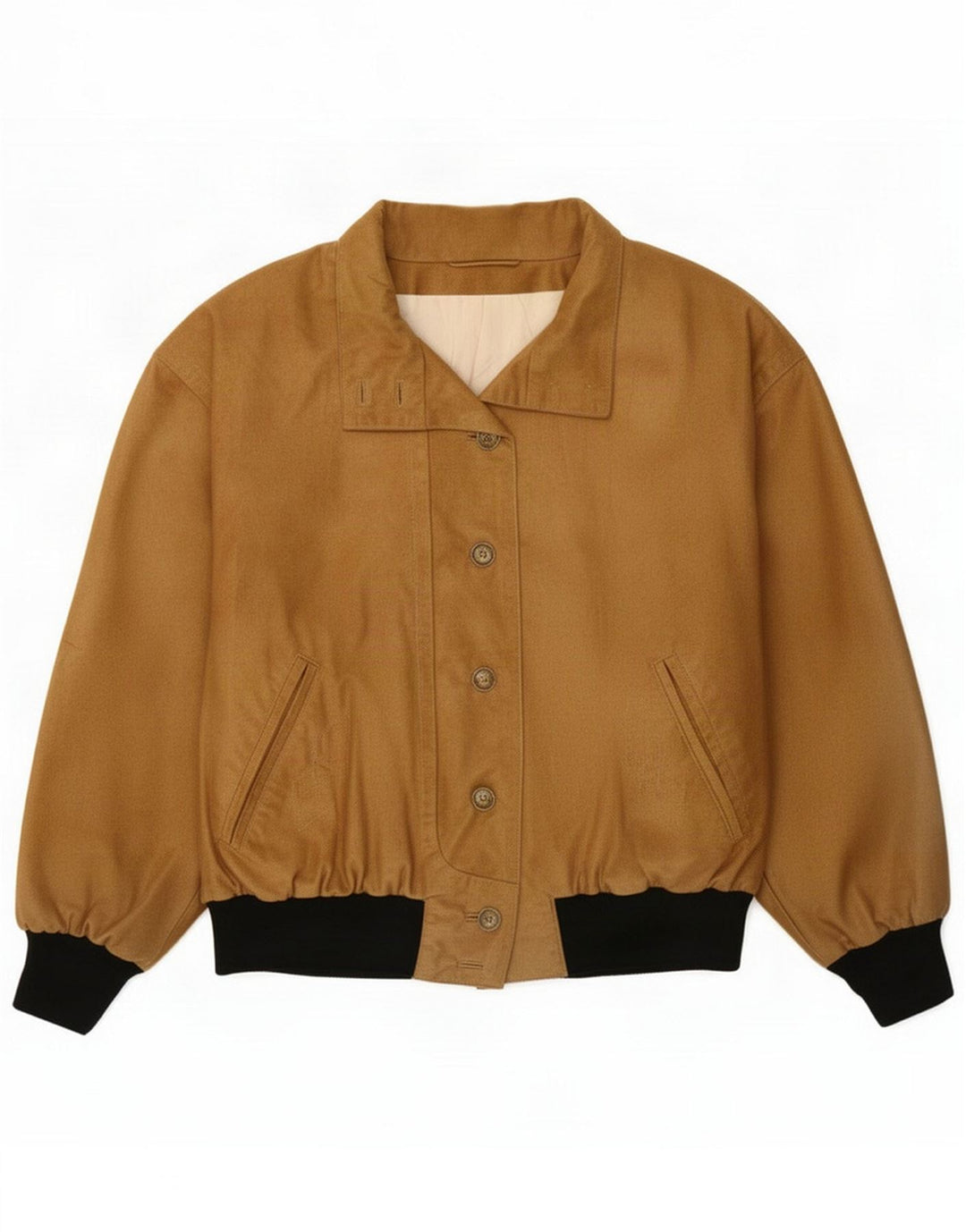 Bomber Vintage pentru femei UK 16 Large Beige