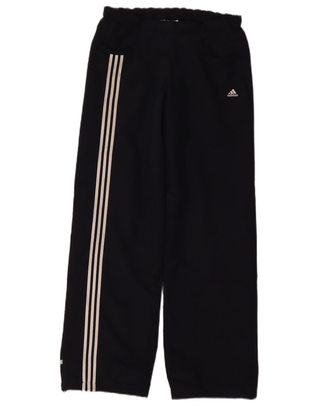 Pantaloni de trening ADIDAS pentru baieti 11-12 ani poliester negru