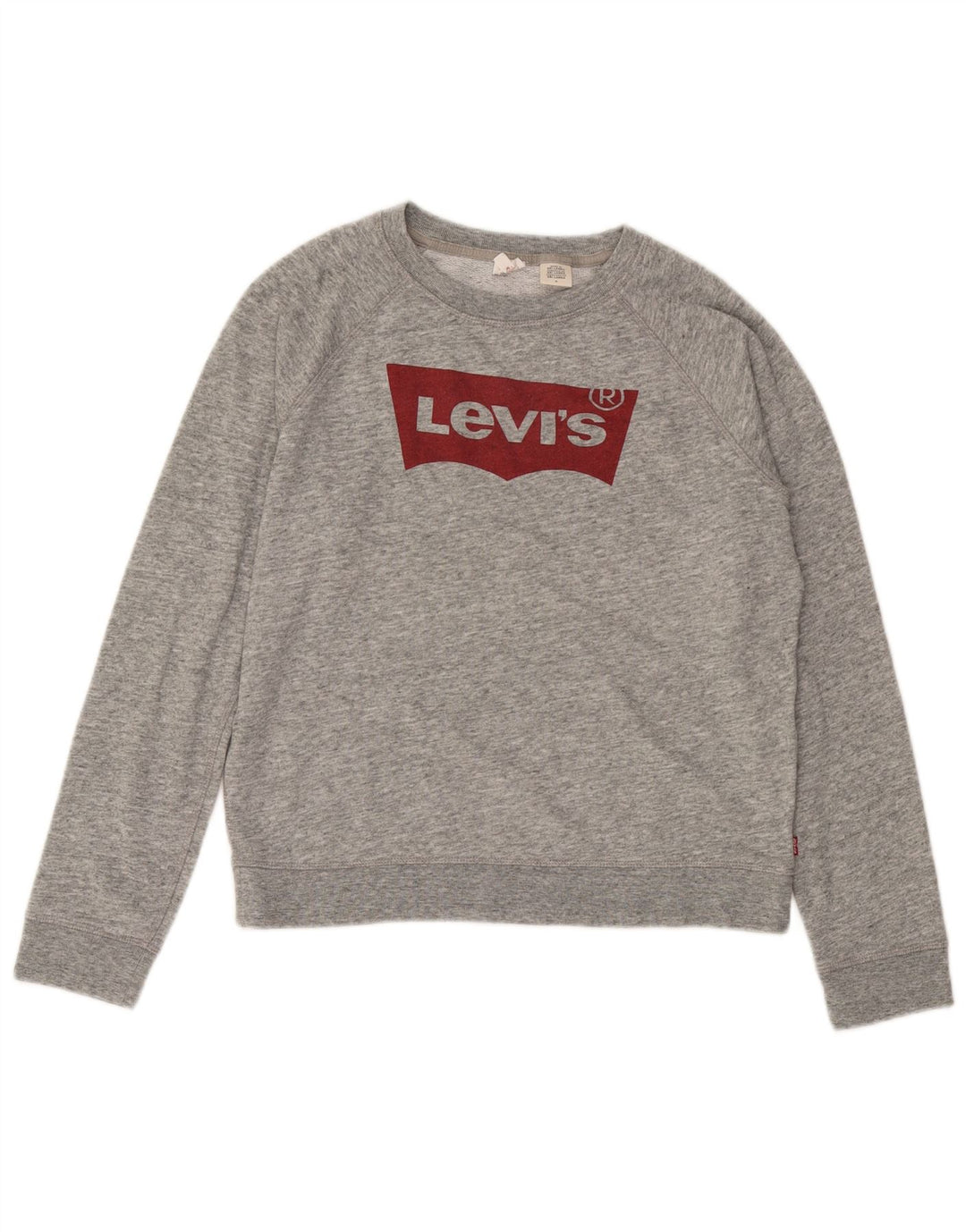 Pulover cu grafic pentru femei Levi's UK 14 Medium Gri Pete