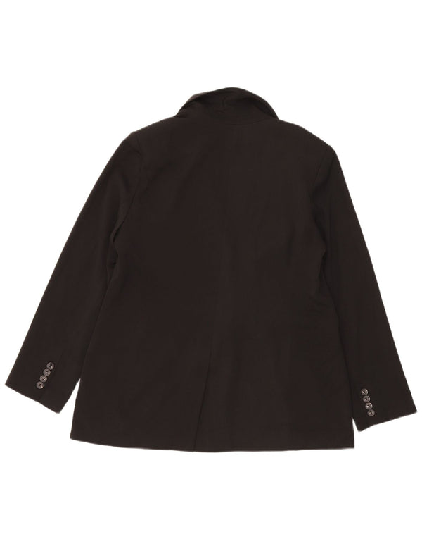Jachetă Topshop pentru femei cu 1 nasture, UK 14 Poliester mediu negru