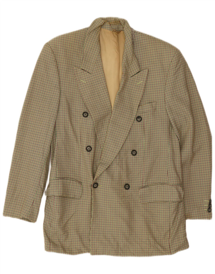 Jachetă Blazer pentru bărbați Pierre Laffitte UK 38 Medium Green Houndstooth