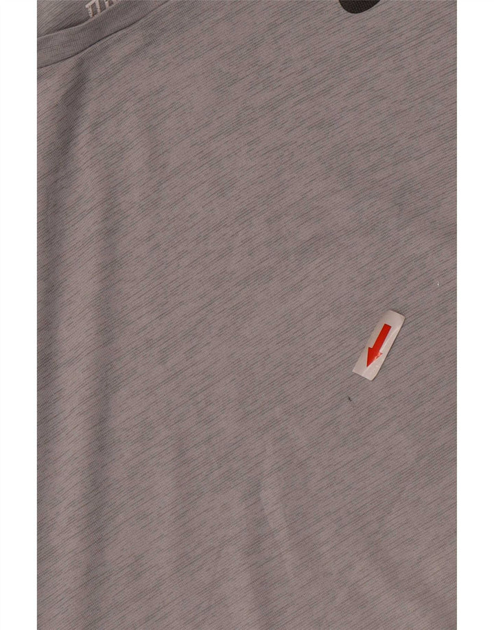 Tricou Nike Dri Fit pentru bărbați Top Mediu Gri Pinstripe Poliester