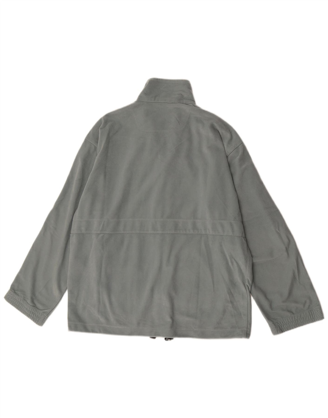 Diadora Mens Velour Trening Top Jacket UK 40 Large Gri Poliester