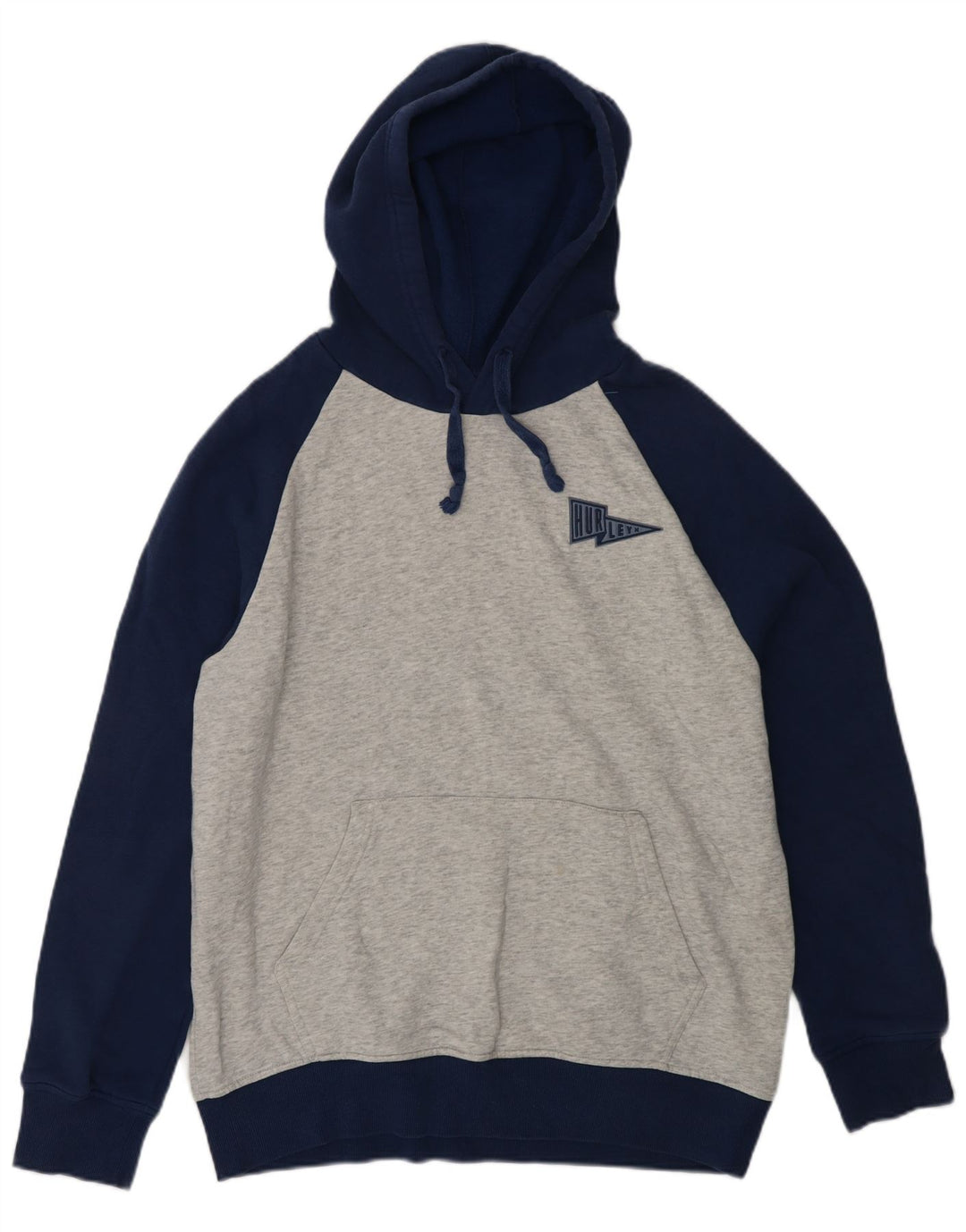 Pulover HURLEY pentru bărbați, bumbac color bloc, gri mediu