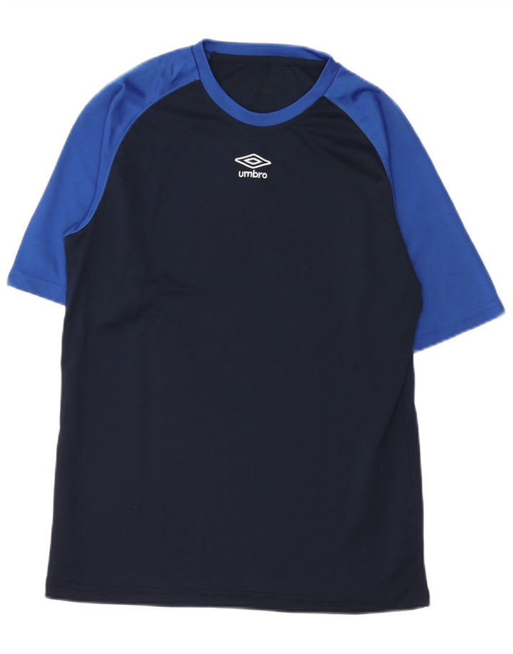 Tricou Umbro pentru bărbați Top mic, bleumarin, poliester color bloc