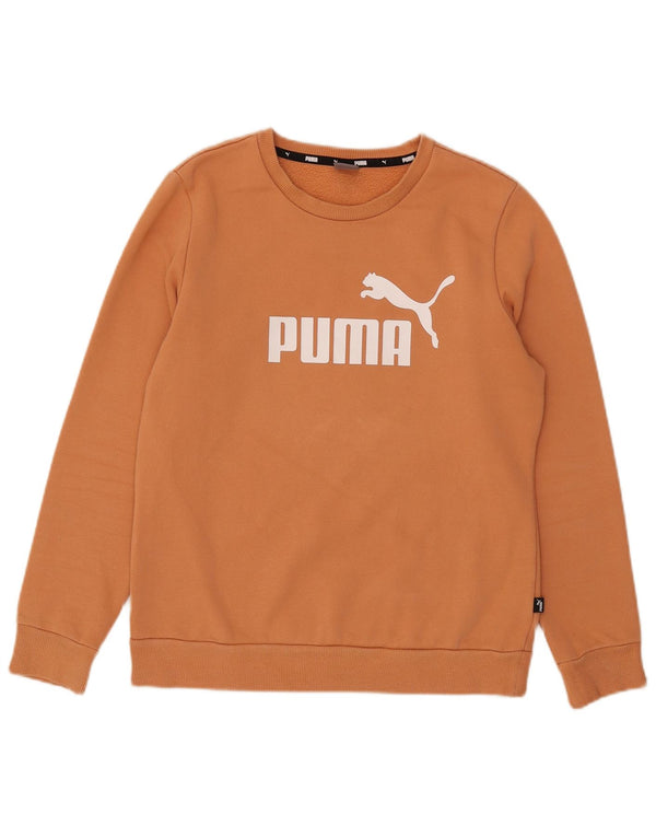 Pulover pentru femei Puma Graphic Hoodie UK 14 Bumbac portocaliu mediu