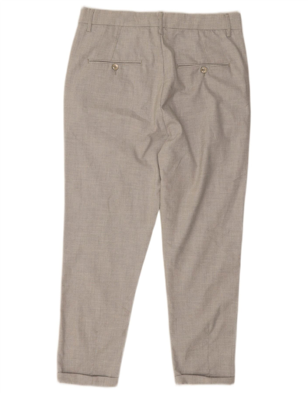 Pantaloni chino pentru bărbați Zara UE 40 Mediu L31 L24 Gri Poliester