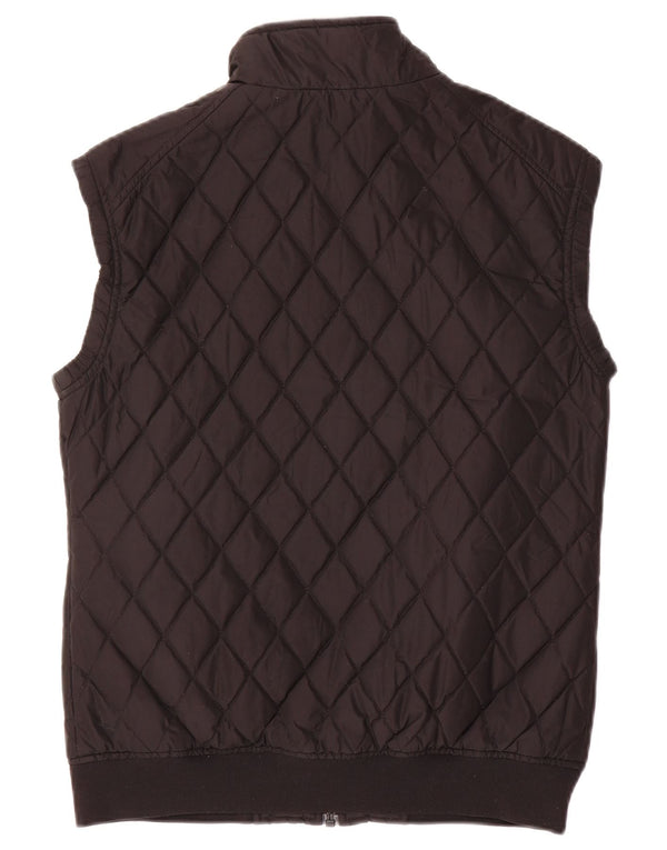 Gilet matlasat Lyle & Scott pentru femei UK 14, mare, negru, poliester