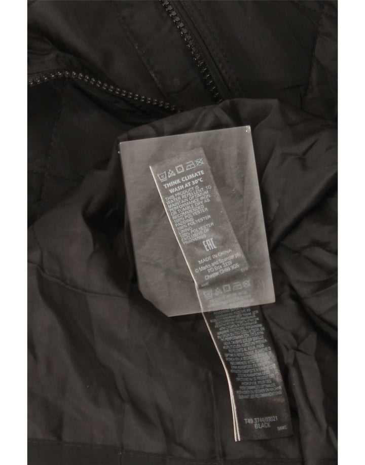 Palton căptușit pentru femei Marks & Spencer UK 18 XL poliester negru