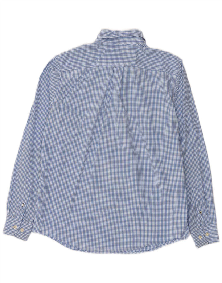 Cămașă pentru bărbați Nautica Mic, albastru Gingham Bumbac