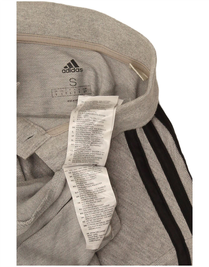 Tricou polo Adidas pentru bărbați, bumbac cu pete gri mici
