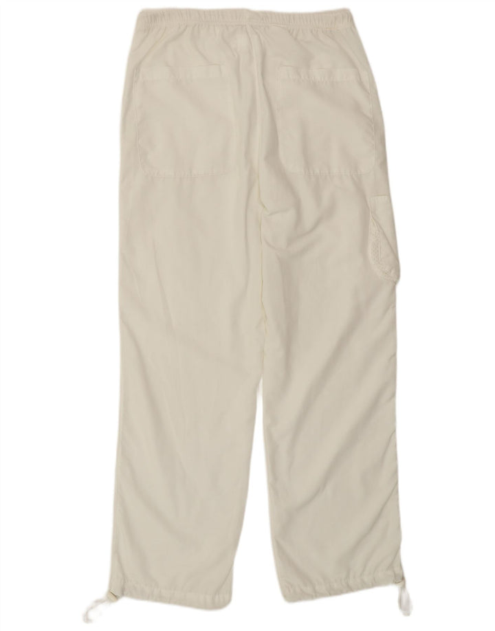 Pantaloni de trening cargo pentru femei DIADORA UK 10 Poliester alb mic