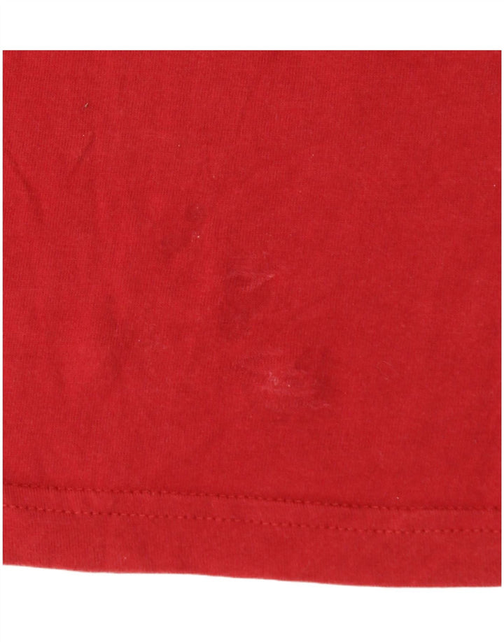 Tricou grafic REEBOK pentru bărbați Top mic bumbac roșu