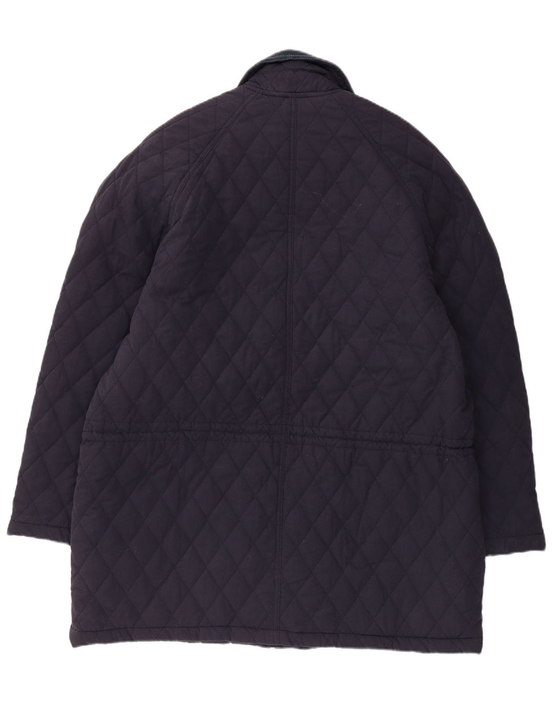 Jachetă matlasată vintage pentru bărbați UK 42 XL bleumarin poliester