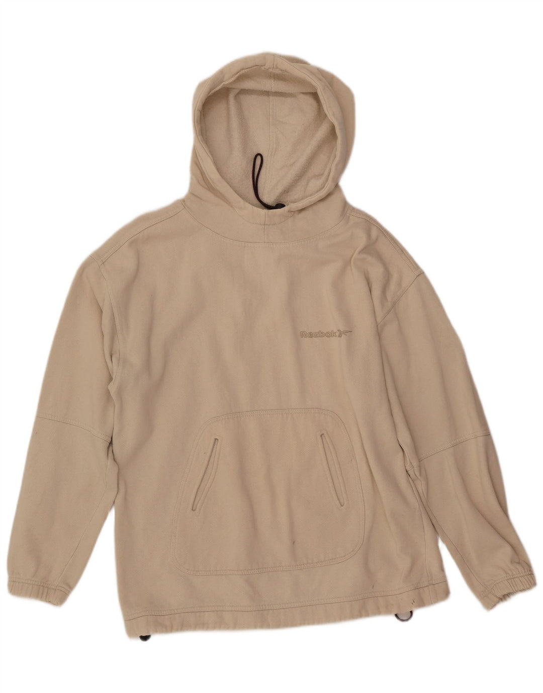 Pulover cu glugă REEBOK pentru bărbați, în formă largi, XS, alb