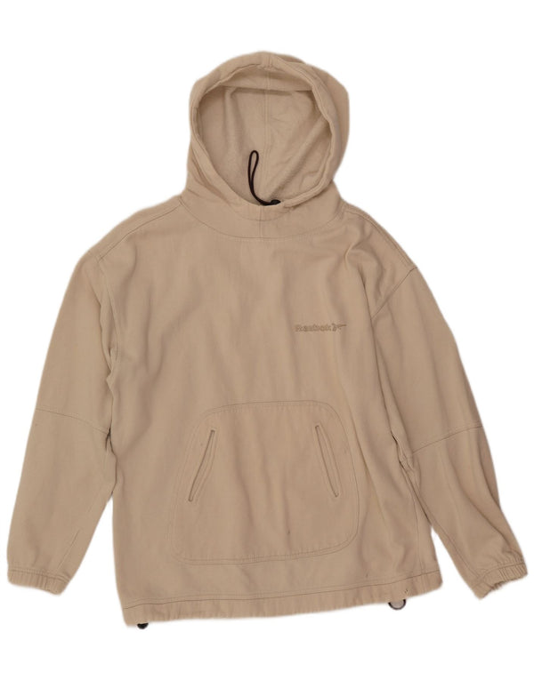 Pulover cu glugă REEBOK pentru bărbați, în formă largi, XS, alb