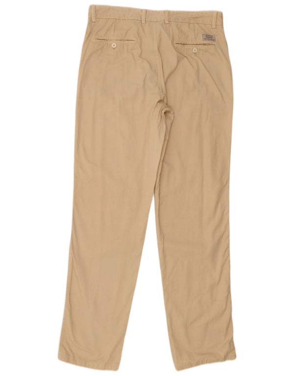 Pantaloni chino drept bărbați Avirex L34 L33 bumbac bej