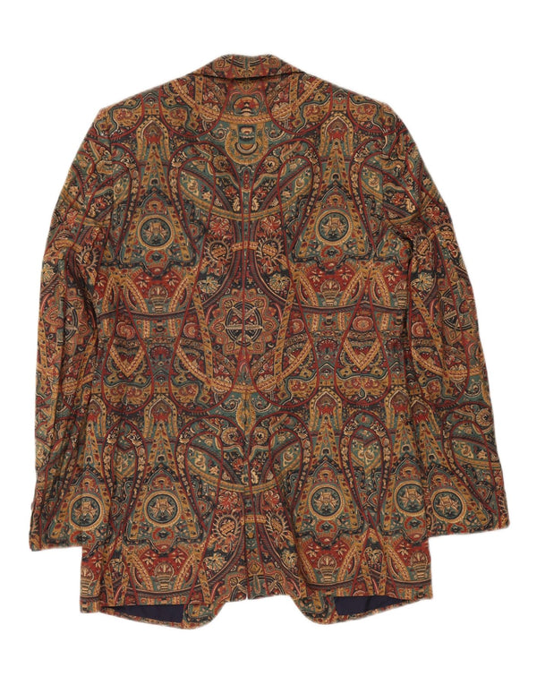 Jachetă pentru bărbați VINTAGE cu 3 nasturi, UK 36, cachetăl multicolor mic