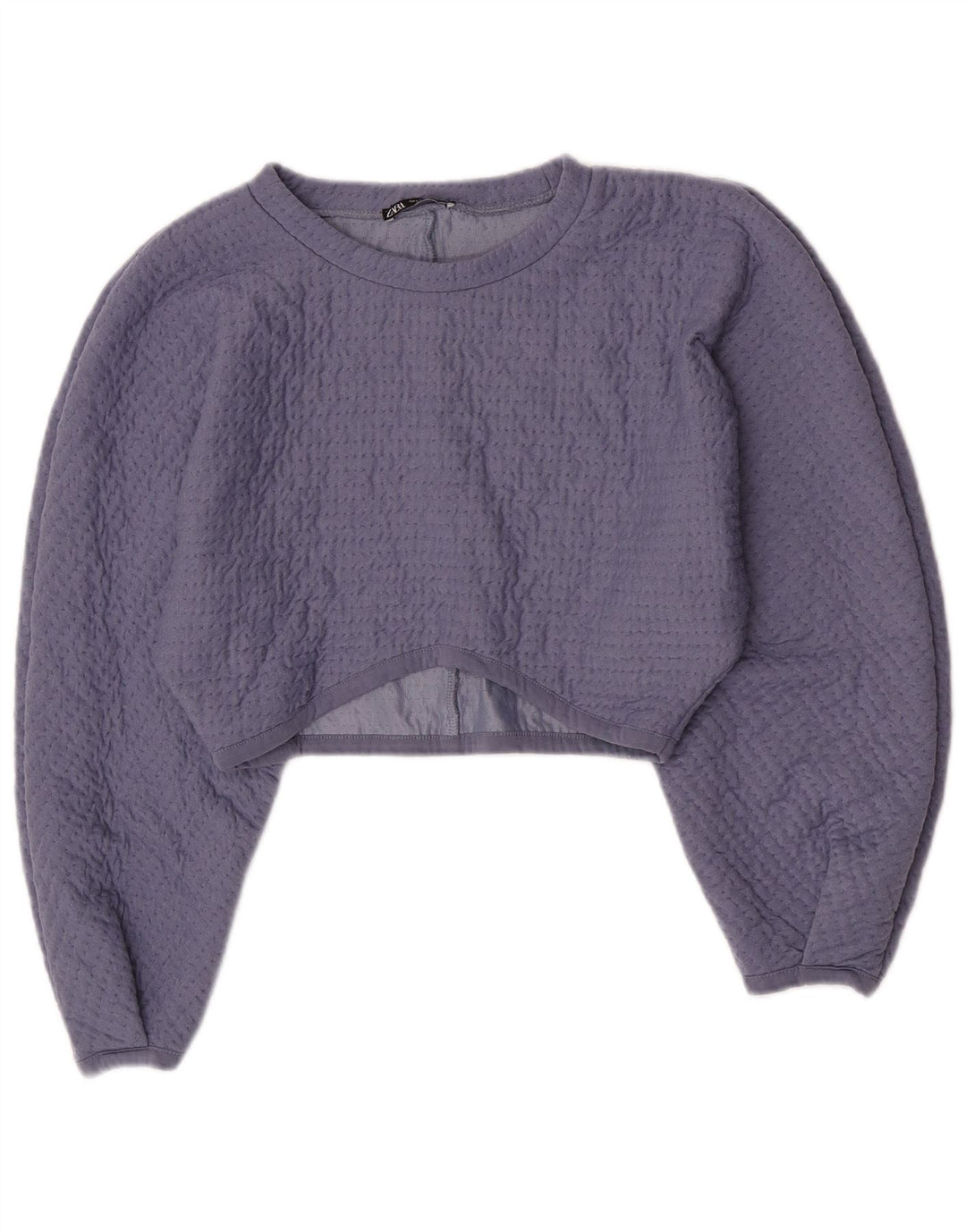 Bluză Crop Top pentru femei Zara UK 14 Mov mare