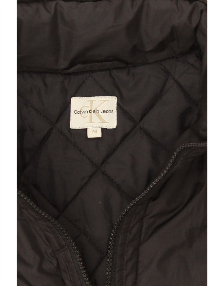 Jachetă căptușită pentru femei Calvin Klein UK 12 Poliester mediu negru