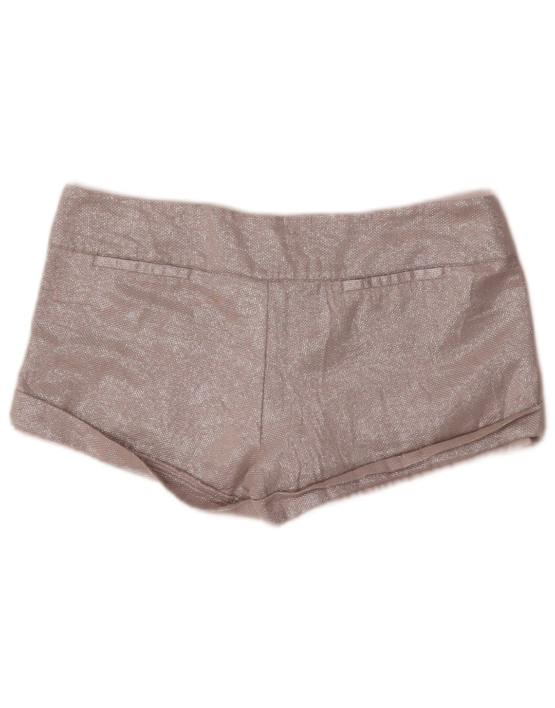 Pantaloni de damă Zara Trafaluc Hot Pants EU 40 Medium W30 Bumbac argintiu