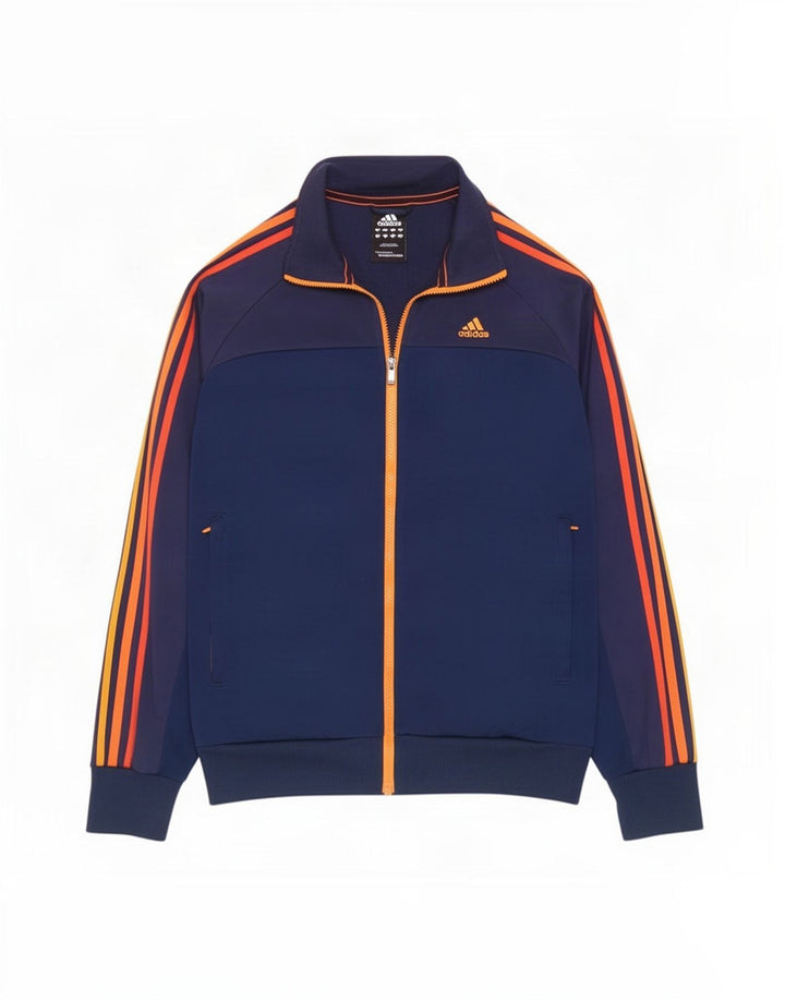 Jachetă de top pentru trening Adidas pentru bărbați, poliester bleumarin mic