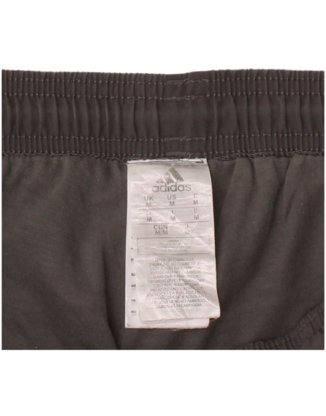 ADIDAS Mens Tracksuit Trousers Joggers Medium  Grey Polyester