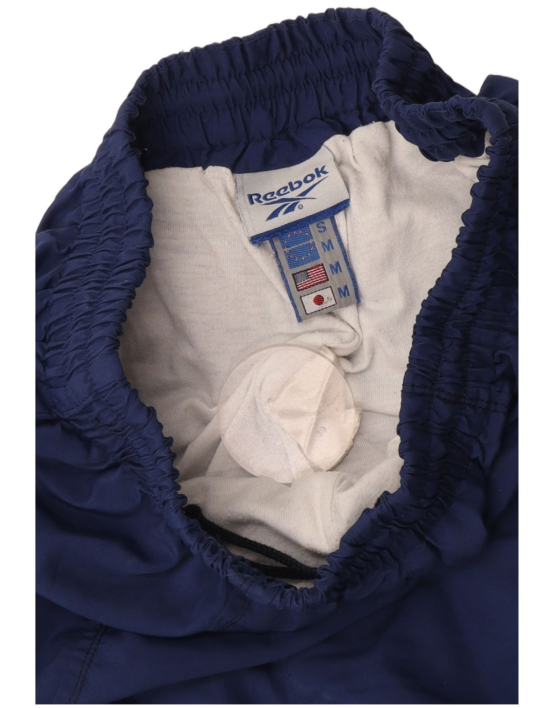 Pantaloni de trening Reebok pentru femei UK 12 Medium Bleumarin Poliester