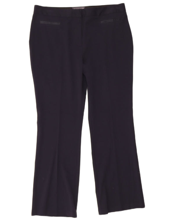 Pantaloni casual pentru femei Marks & Spencer UK 16 Large W34 L29 Bleumarin