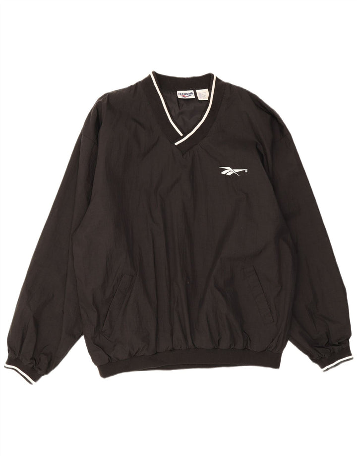 Trening pentru bărbați Reebok Pullover Top XL Nylon negru