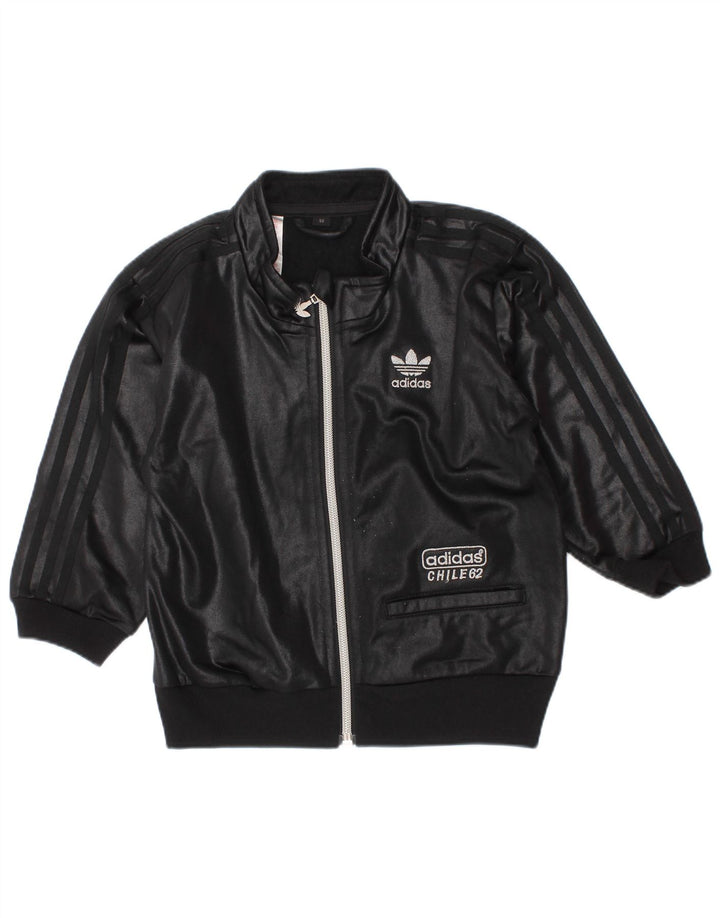 Jachetă de trening Adidas Bebeluși Băieți 18-24 Luni Poliester Negru