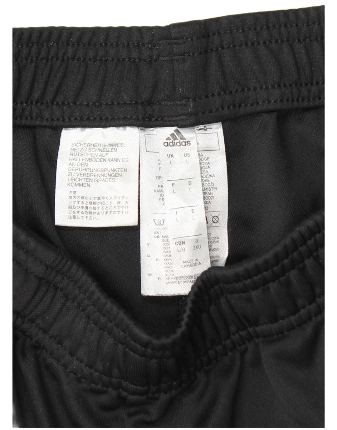 Pantaloni de trening ADIDAS Climalite pentru bărbați, mari, negru, poliester