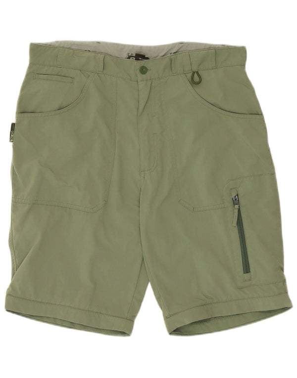 Pantaloni scurți cargo vintage pentru bărbați mari W34 verde