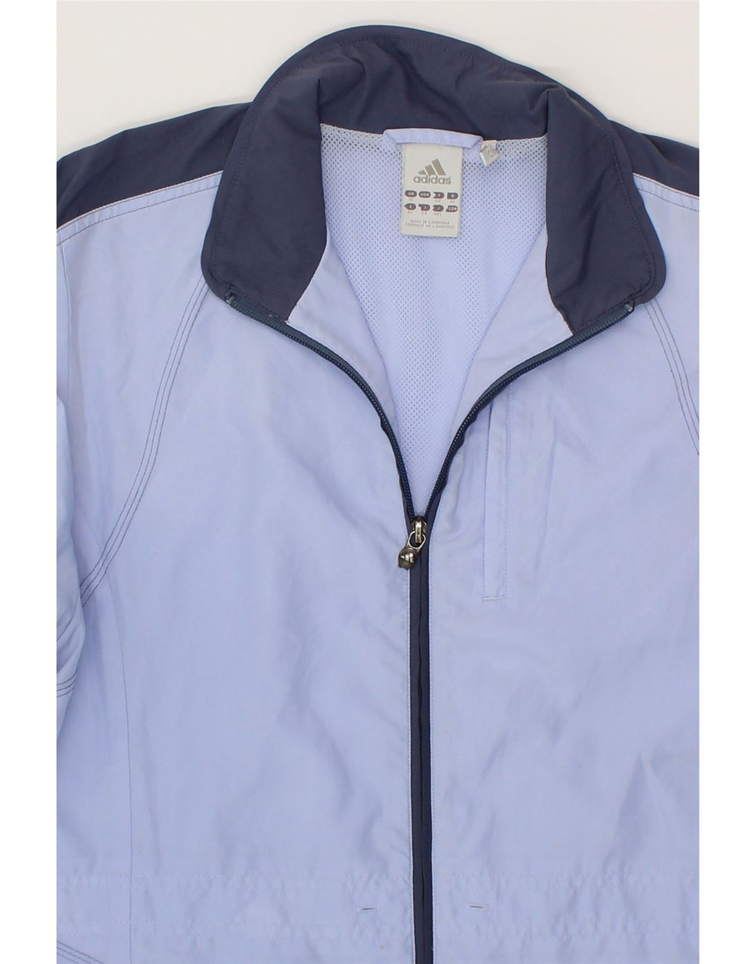 ADIDAS Womens Tracksuit Top Jacket UK 16 Large Purple Polyester Vintage Adidas and Second-Hand Adidas from Messina Hembry 