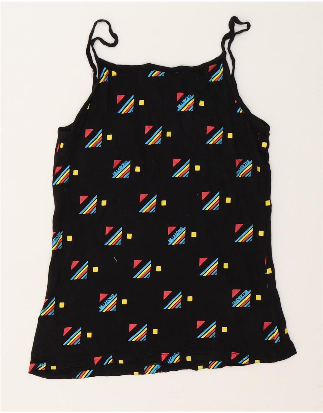 Top cu camis grafic pentru femei Billabong UK 10 Small Black Geometric Modal