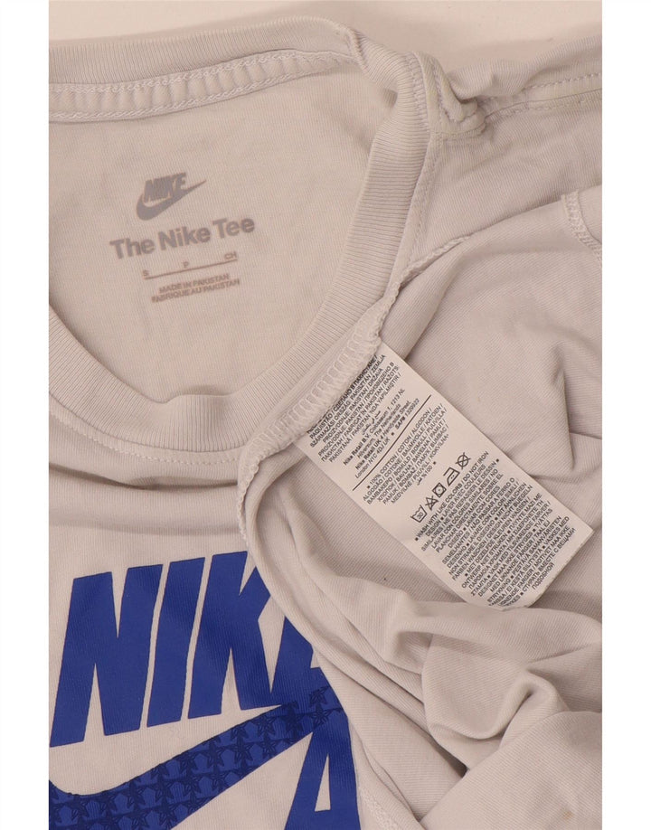 Tricou grafic Nike pentru bărbați Top mic, alb, bumbac