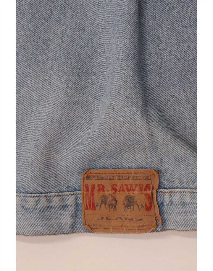 Jachetă de blugi vintage pentru bărbați UK 40 Large Blue