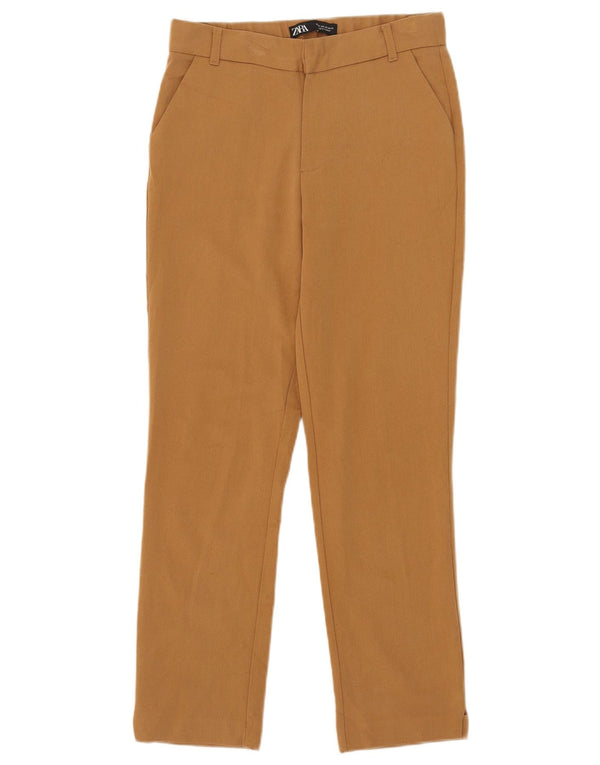 Pantaloni chino slim pentru femei Zara XS W24 L26 Bej
