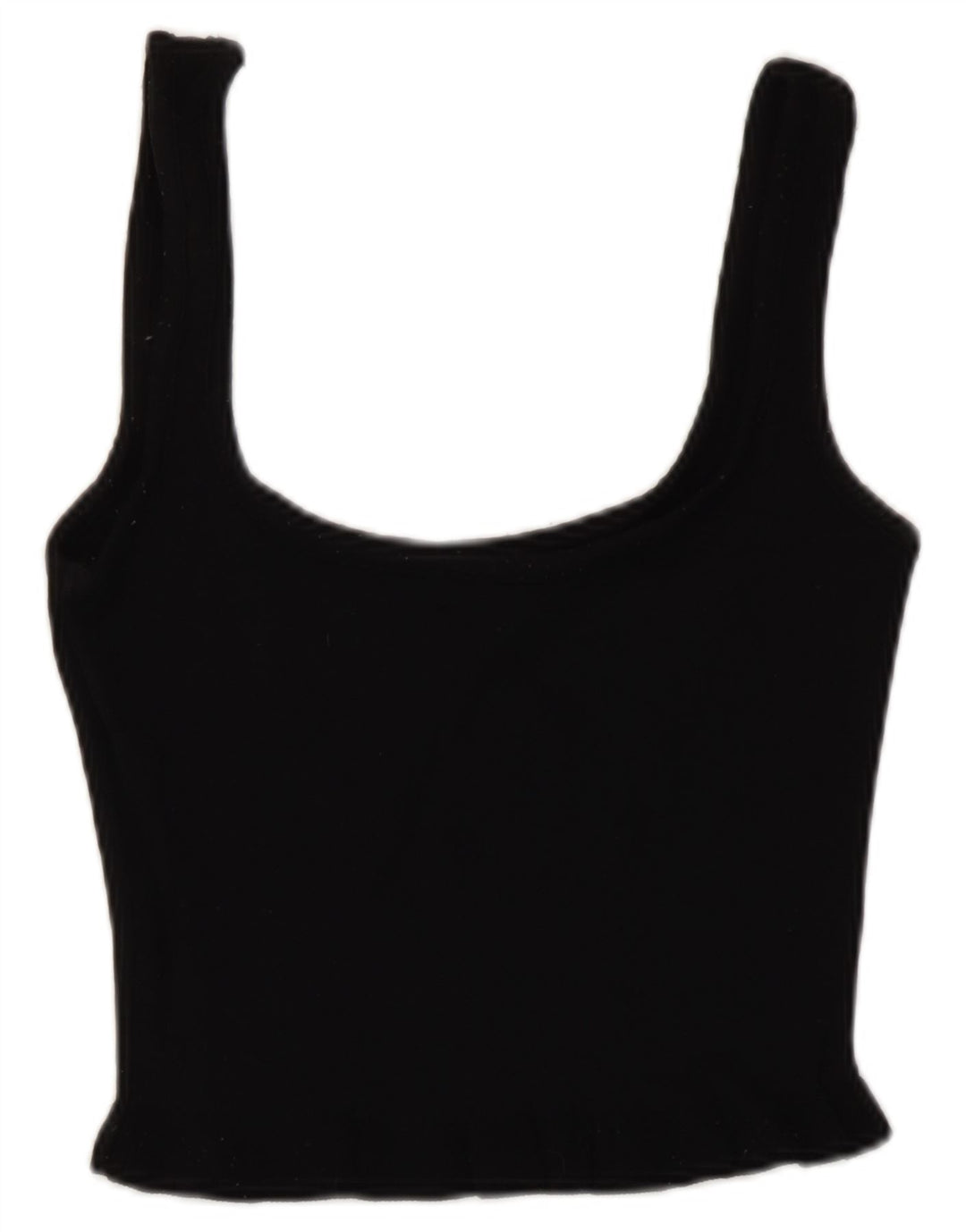 Crop Top pentru femei Zara UK 8 Small Black Viscose