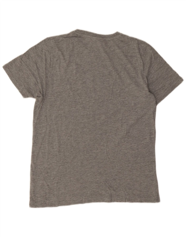 Tricou cu grafic pentru bărbați Ellesse Top din bumbac cu pete gri mediu