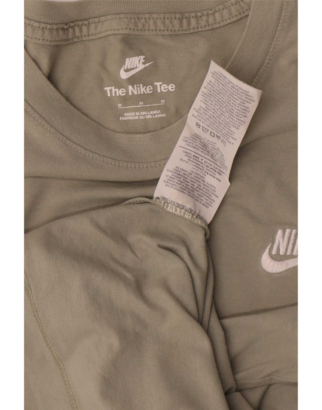 Tricou pentru bărbați Nike Top din bumbac verde mediu
