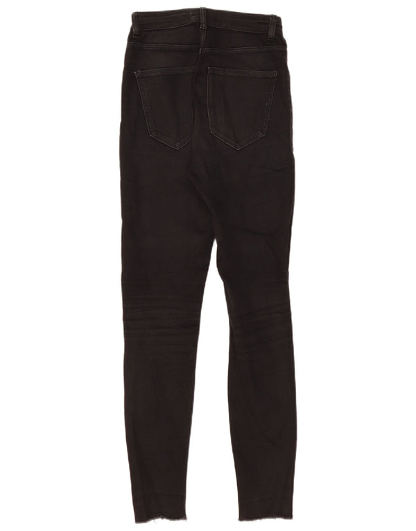 Blugi skinny pentru femei cu talie înaltă Zara EU 34 2XS L24 L29 Negri