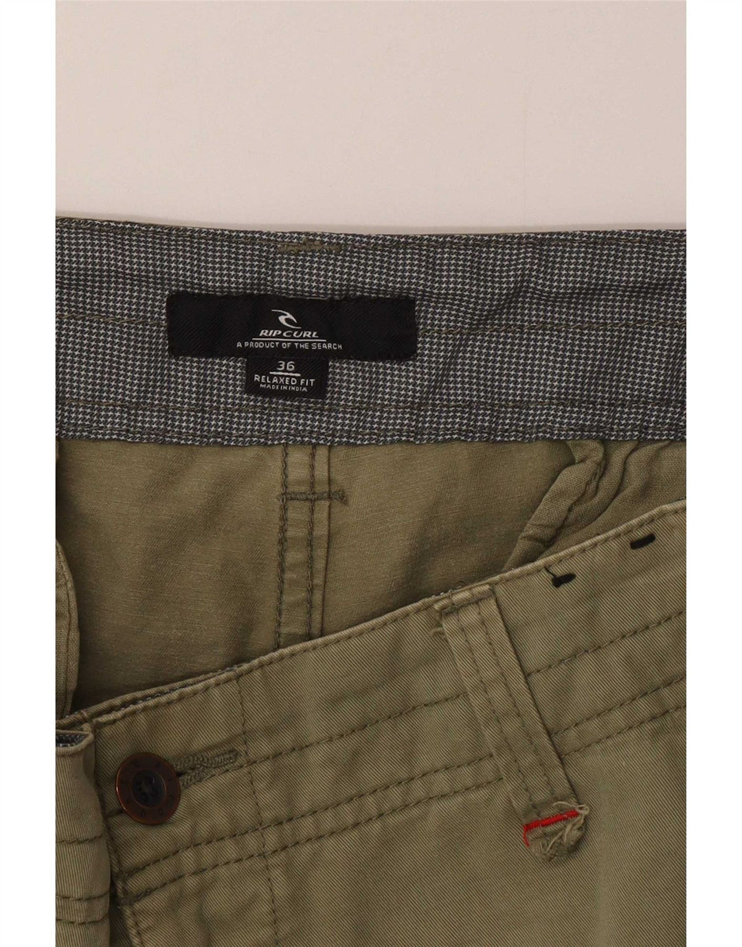 Pantaloni scurți cargo pentru bărbați Rip Curl, cu ajustare relaxată, W36, bumbac mare kaki
