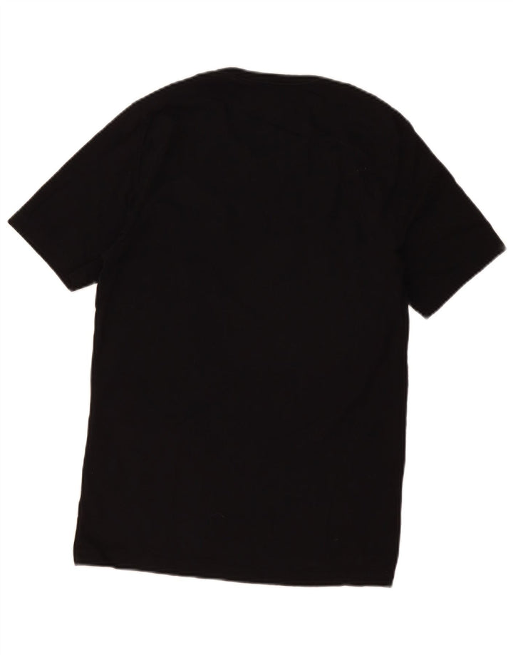 Tricou Hugo Boss Slim Fit pentru bărbați Top mediu din bumbac negru
