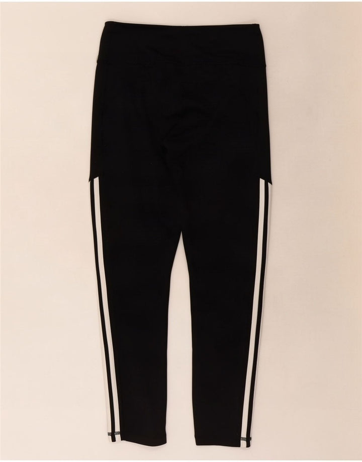 Leggings Climalite pentru femei Adidas UK 12 Poliester mediu negru